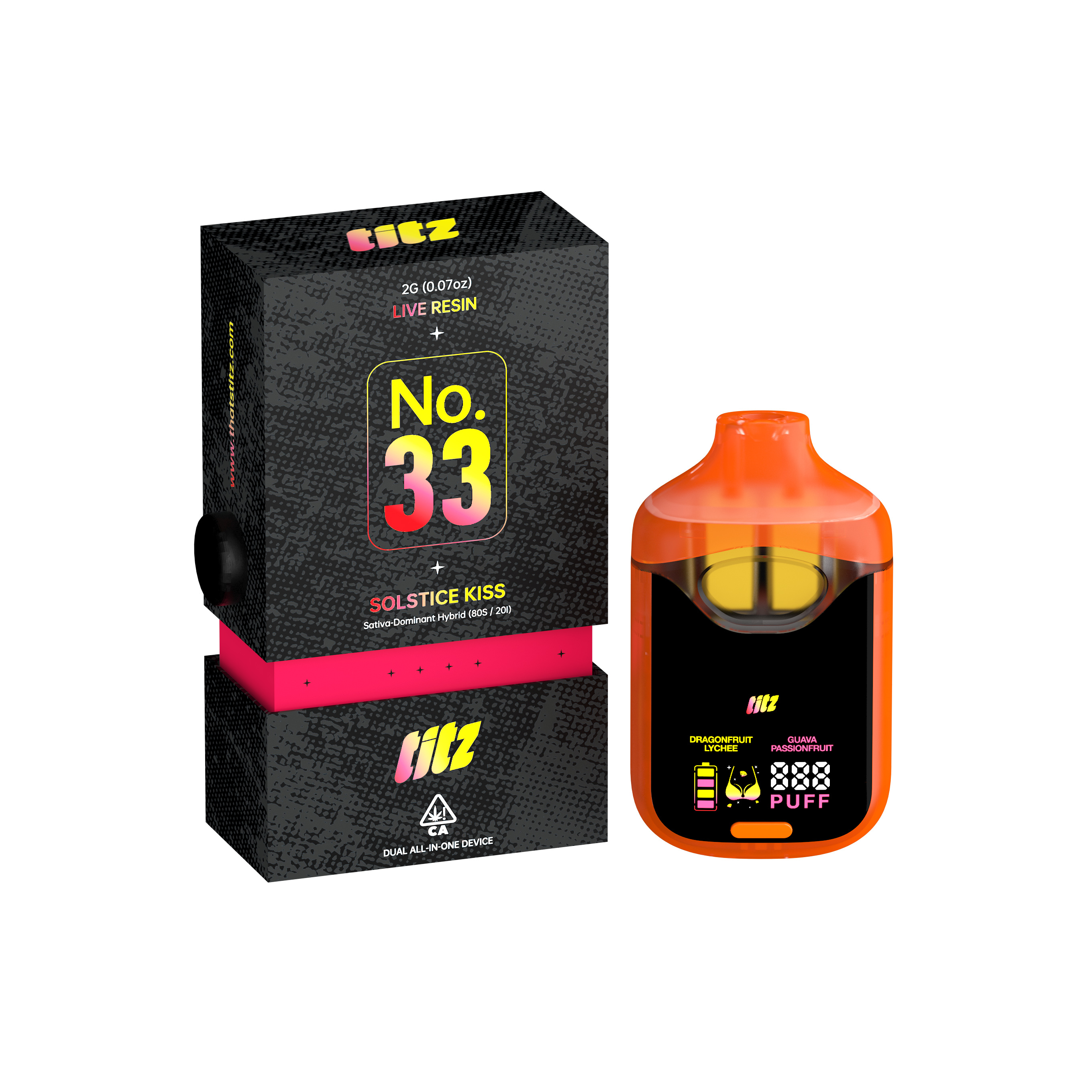 Titz 2G Dual Flavor Disposable Vape
