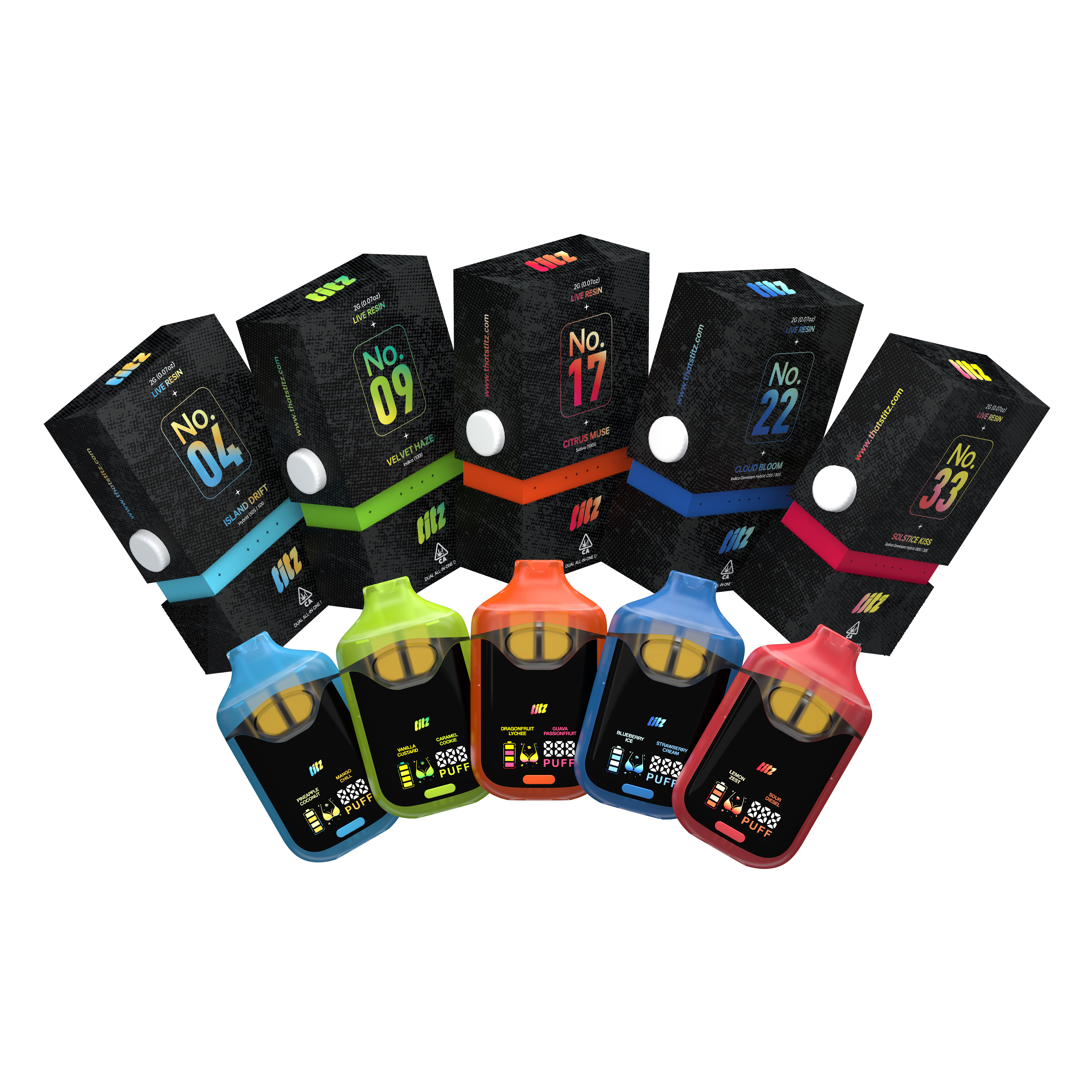 Titz 2G Dual Flavor Disposable Vape