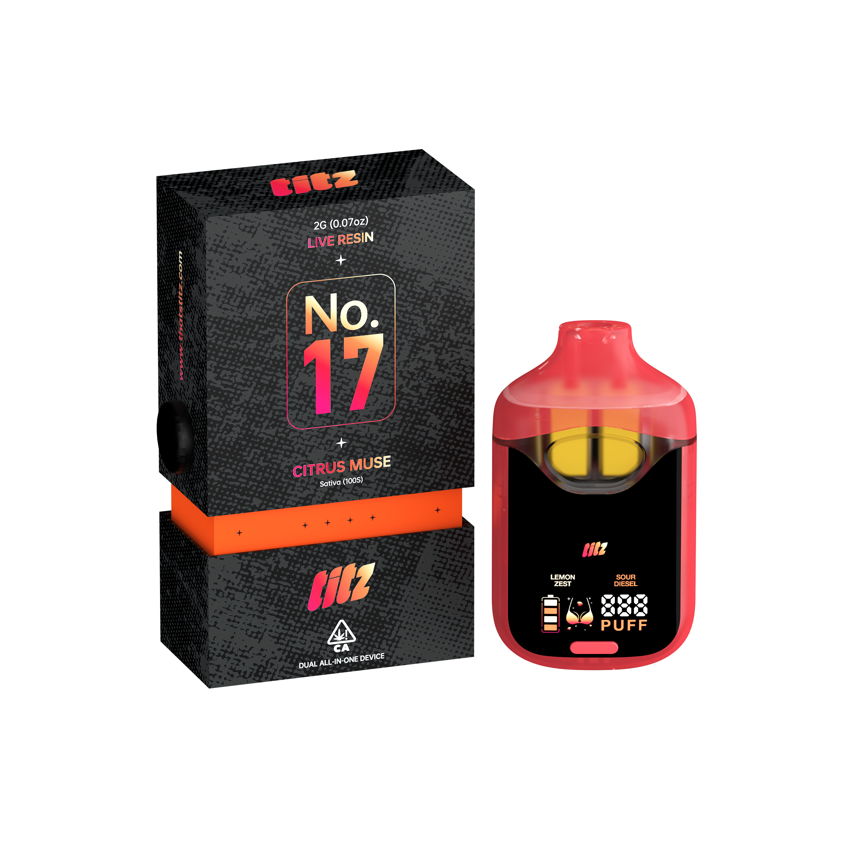Titz 2G Dual Flavor Disposable Vape