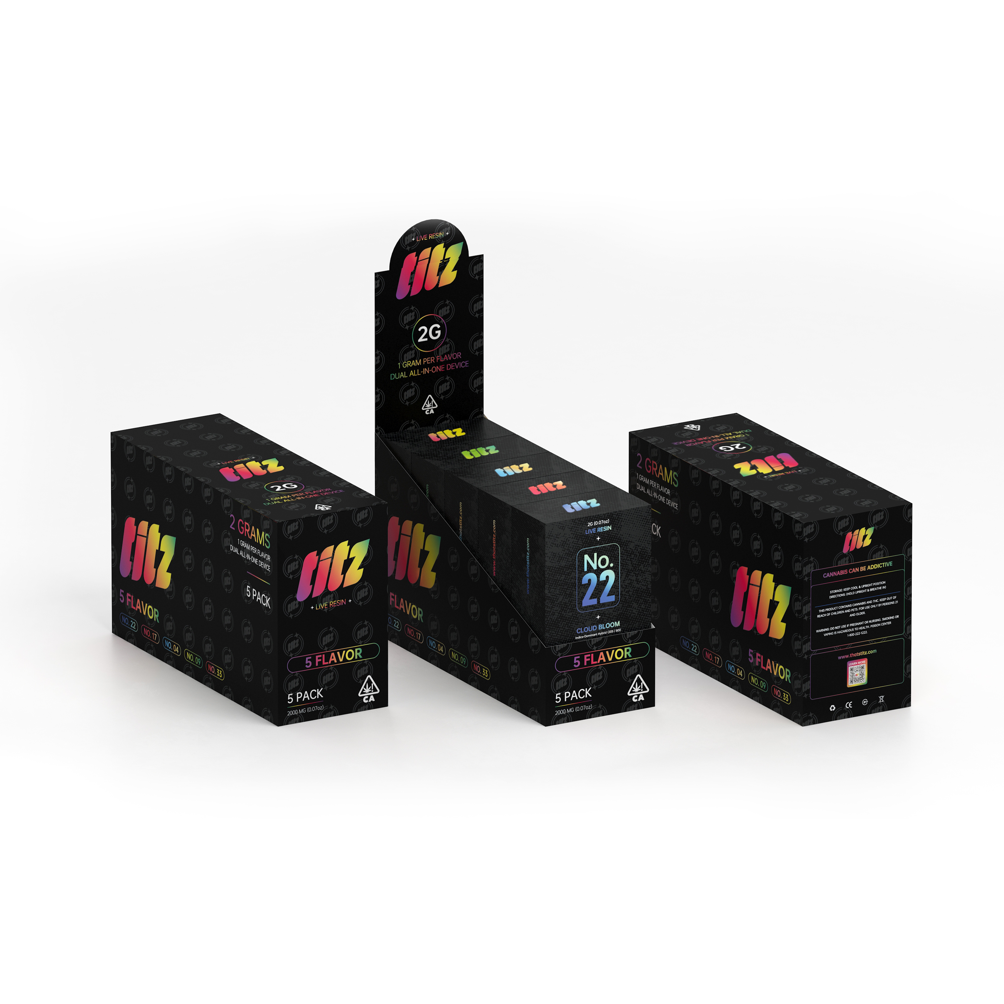 Titz 2G Dual Flavor Disposable Vape