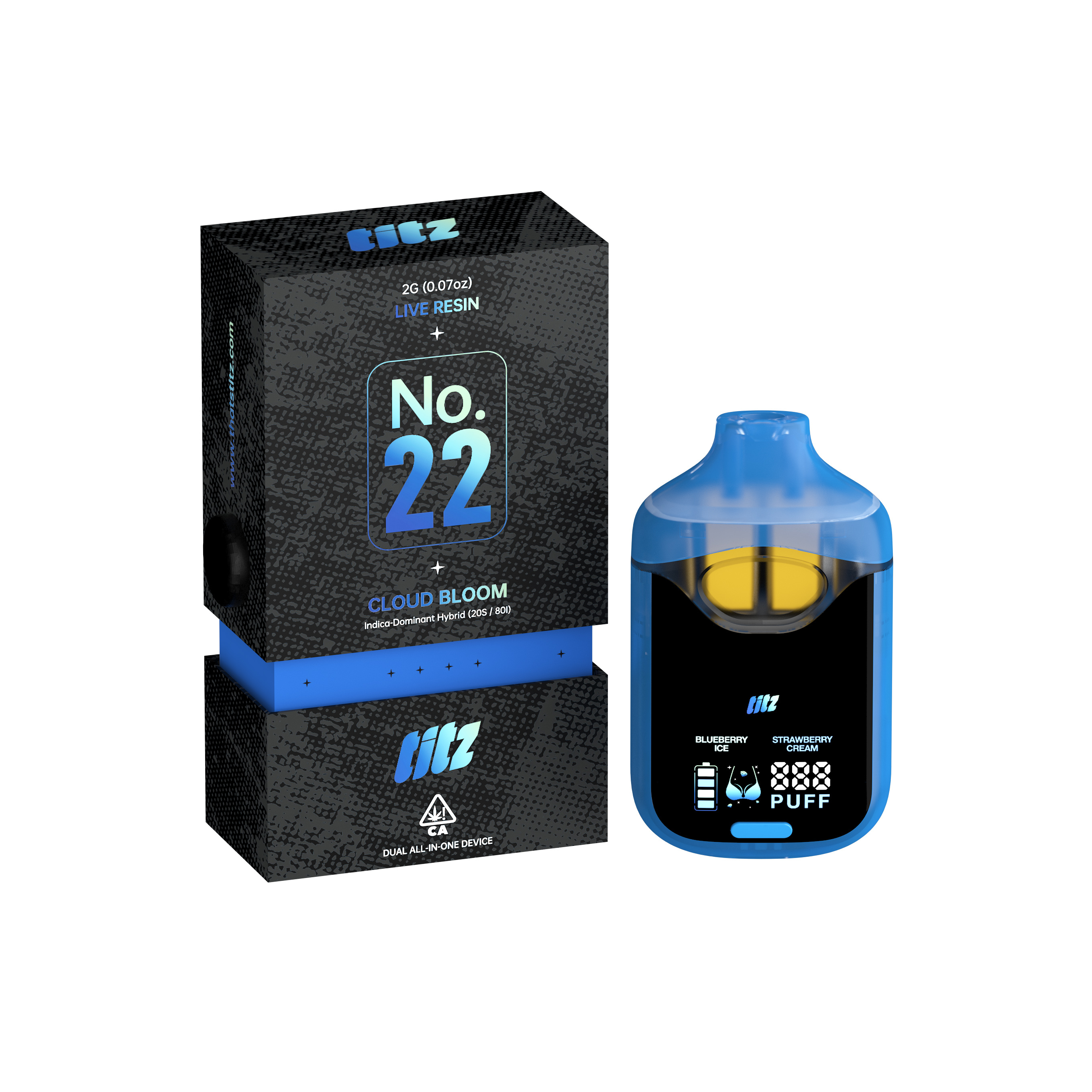 Titz 2G Dual Flavor Disposable Vape