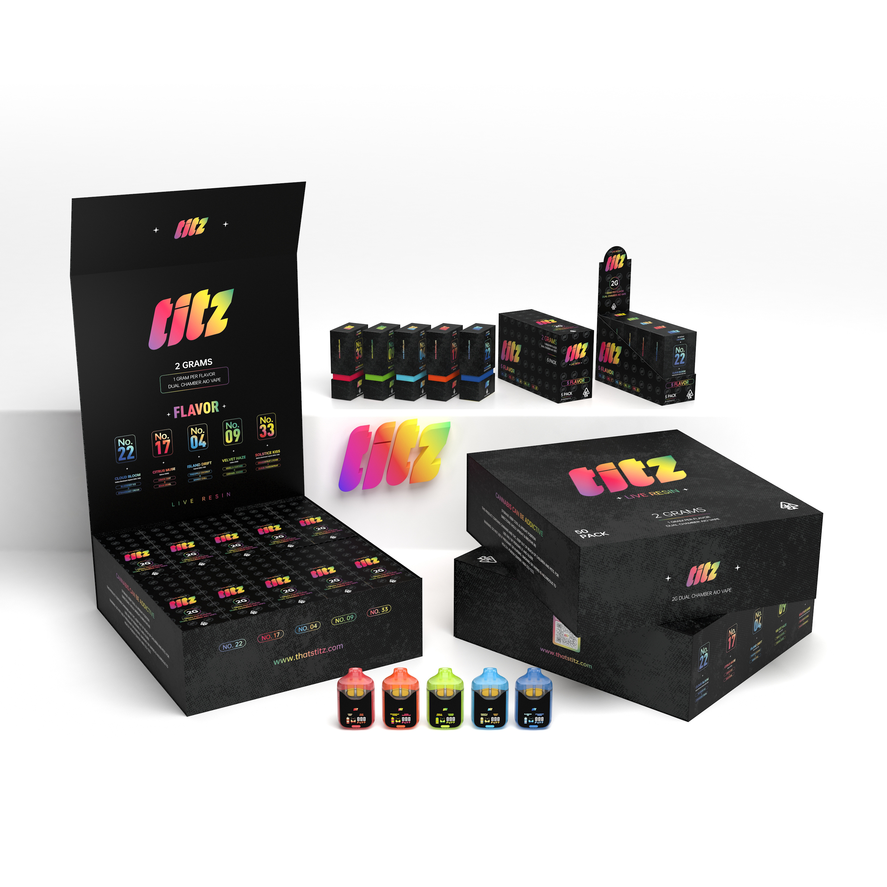 Titz 2G Dual Flavor Disposable Vape