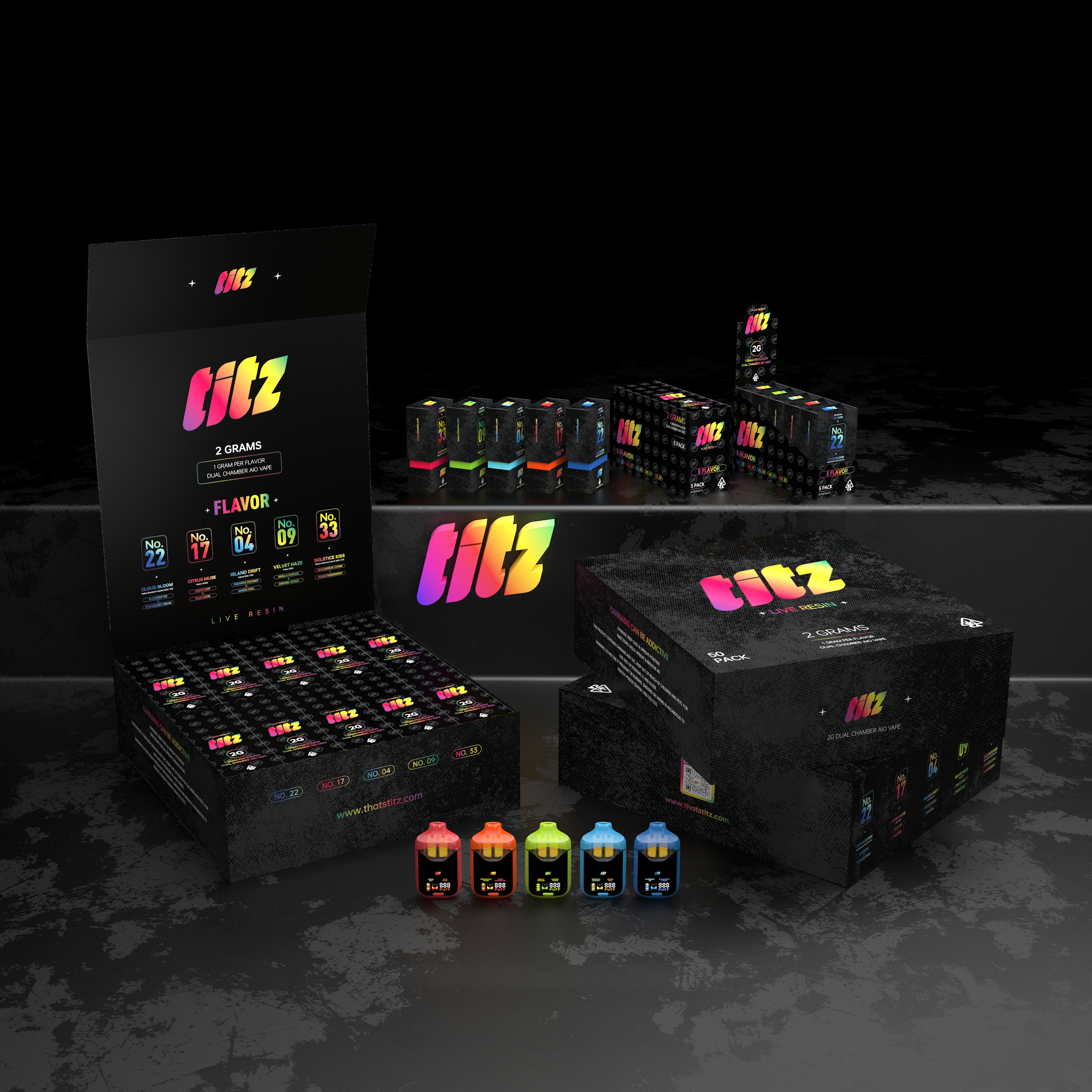 Titz 2G Dual Flavor Disposable Vape