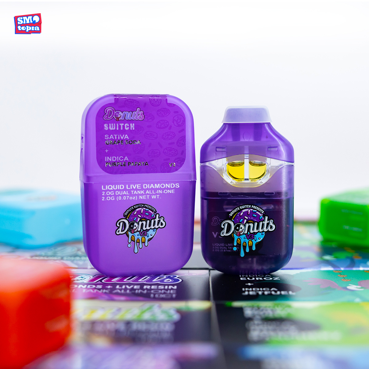 Donut Switch Presents 2G Dual Tank All-In-One Vape