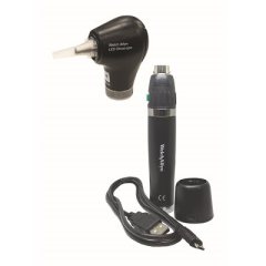 WELCH ALLYN 3.5V LED DIAGNOSTIC OTOSCOPE COMPLETE SET W / LI-ION HANDLE