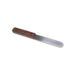 STAINLESS STEEL SPATULA WITH WOODEN HANDLE