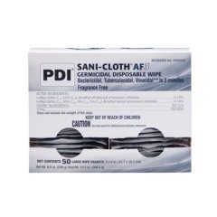 SANI-CLOTH AF3 ALCOHOL-FREE INDIVIDUALLY WRAPPED WIPES (50 / BOX)