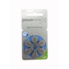 POWER ONE MF BATTERIES, SIZE 675 (10 CARDS OF 6 BATT)