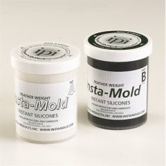 INSTA-MOLD FEATHERWEIGHT SILICONE - LARGE, 8OZ, BLACK