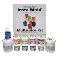 INSTA-MOLD FEATHERWEIGHT MULTI-COLOR SAMPLER KIT - LARGE, 8OZ