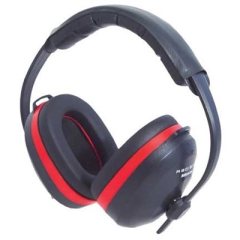 RADIANS SILENCER 26 ECONOMY EARMUFF - BLACK WITH RED TRIM (1 UNIT)