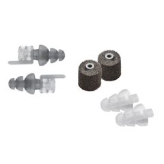 ER-20XS HI-FI ETYPLUGS UNIVERSAL FIT - STANDARD &amp; LARGE FLANGE + FOAM, CLEAR