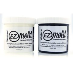 WESTONE EZ MOLD® - LARGE, 8OZ, BLACK