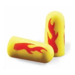 E-A-RSOFT YELLOW NEON BLASTS FOAM EARPLUGS -UNCORDED, STANDARD SIZE