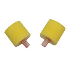 ETYMOTIC OAE FOAM EARTIPS WITH RED STRIPE ON TUBE - 13MM, ADULT, YELLOW (25 / PK)
