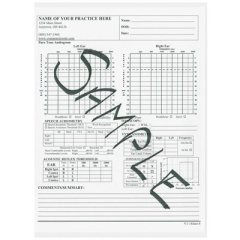 CUSTOMIZED AUDIOGRAM PAD (50 SHEETS PER PAD)
