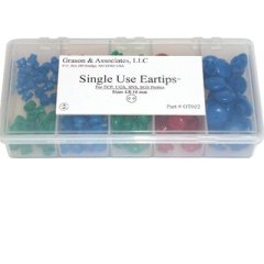 GRASON OT SERIES TEOAE EARTIP KIT IN PLASTIC BOX - 175 / KIT (25 OF EA 4.8MM - 16MM)
