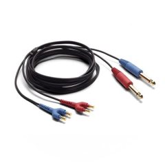 RADIOEAR DUAL MONO EARPHONE CABLE FOR DD45 / TDH39 - STRAIGHT JACK, 2M LENGTH