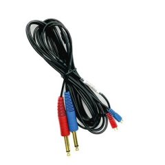 OTOTONE INSERT EARPHONE CABLE ASSEMBLY - 2X6.3.MM JACK, STRAIGHT, 8.2 FT. LENGTH