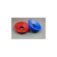 SUPRA-AURAL EARPHONE CUSHION SET - REGULAR SIZE, RED + BLUE (PAIR)