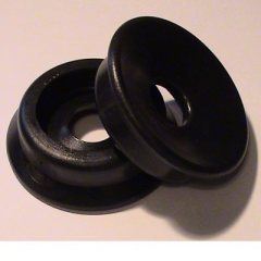 SUPRA-AURAL EARPHONE CUSHION SET - REGULAR SIZE, BLACK (PAIR)