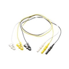 REUSABLE PINCH CLIP ELECTRODE LEADS - SET OF 3 (WYK)
