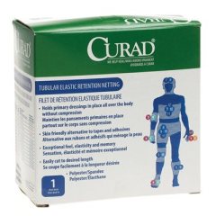 CURAD ELASTIC RETENTION NETS FOR SMALL HEADS (1 ROLL OF 25 YARDS PER BOX)