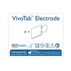VIVOSONIC VIVOTAB ELECTRODES (100 POUCHES OF 4)