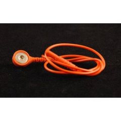 ELECTRODE LEAD FOR USE WITH DISPOSABLE SNAP ELECTRODES - ORANGE, 24" (1 EACH)