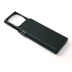LUMIPOP LED LIGHTED SLIDE-OUT ASPHERIC MAGNIFIER - SQUARE, 5X MAGNIFICATION