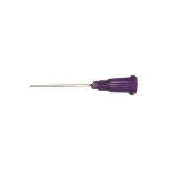MARK V SUCTION NEEDLE (PURPLE) - 1" LENGTH, 21 GAUGE