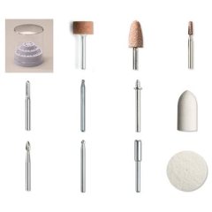 DREMEL BUR KIT WITH HOLDER (12 PIECE KIT)