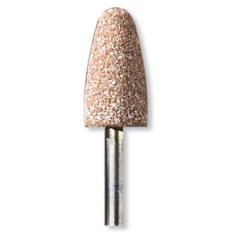 DREMEL ALUMINUM OXIDE GRINDING STONE - 1 / 8" SHANK, 3 / 8" BIT SIZE