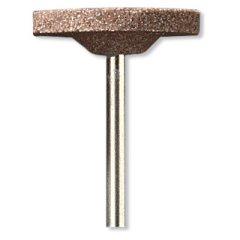 DREMEL ALUMINUM OXIDE GRINDING STONE - WHEEL SHAPE, 1 / 8" SHANK