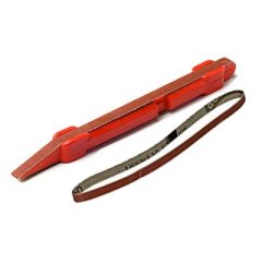EXCEL SANDING STICK, COARSE (120 GRIT. RED)