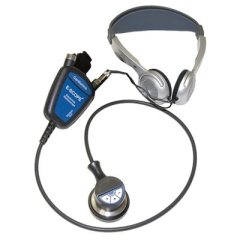 E-SCOPE II BELT MODEL WITH TRADITIONAL HEADPHONES (NO EARPIECES)