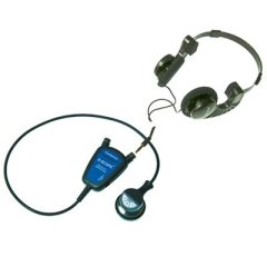 E-SCOPE II BELT MODEL WITH CONVERTIBLE HEADPHONES (NO EARPIECES)