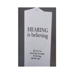 HEARING IS BELIEVING EARWAX REMOVAL PATIENT BROCHURE (EACH)
