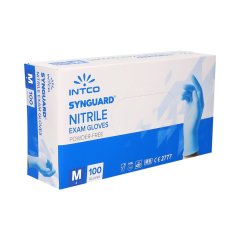 Intco Synguard Nitrile Gloves Medium (100 Pack)