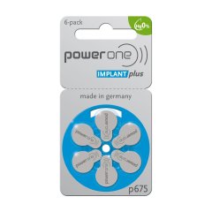 PowerOne IMPLANT Plus 675 Batteries (60 Box)