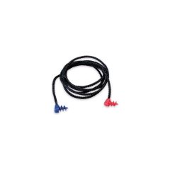 Black Nylon Cord with Red and Blue Screw Ends