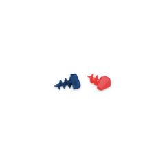 Replacement Cord Screw Ends, Red and Blue, 2-pkg