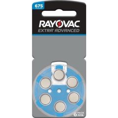 Rayovac EXTRA Mercury Free Zinc Air Batteries