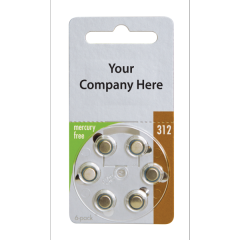 Varta Mercury-Free Private Label Batteries - Size 312