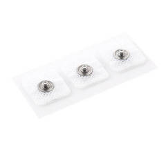 Vermed® snap electrode square, 60 pcs