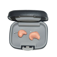 Hard Hearing Aid Storage Case for BTE, IEC, CIC Hearing Aids