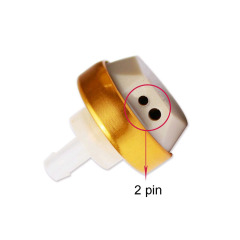 Pocket and BTE Hearing Aid Receiver Amplifier 2 Pin Speaker with Adaptor
