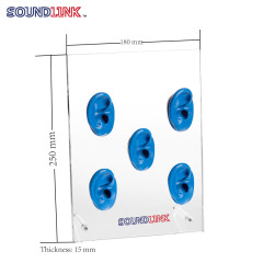 Ear Display With Five Silicone Ear Model