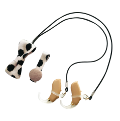 Girls BTE Clip-Cow Pattern