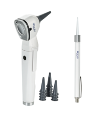 LED Otoscope 2.5 V (battery operation) + LED Ear Light